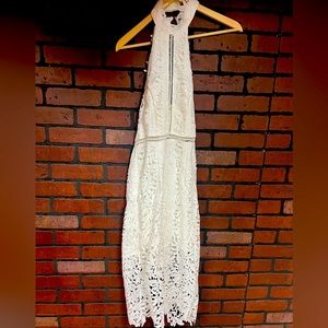 White lace dress
